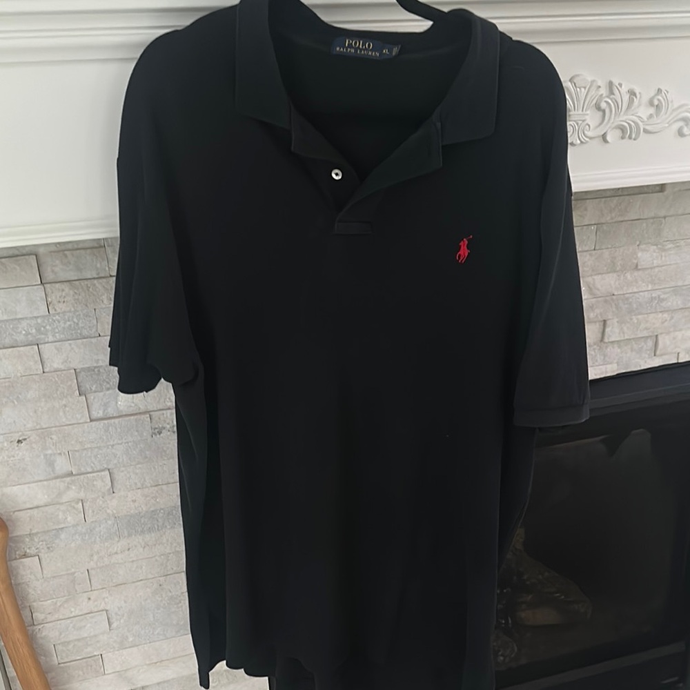 Polo by Ralph Lauren Men's Black Polo Shirt